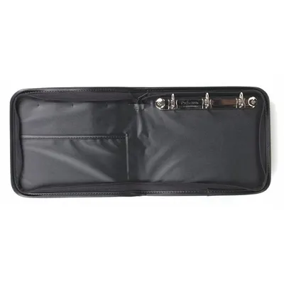 JJ KELLER Log Book Holder: Document Binder, Vinyl, Black/Burgundy - Vehicle Document Holders