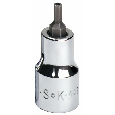 SK PROFESSIONAL TOOLS Socket Bit: 3/8 in Drive Size, Security Hex Tip, 5/32 in Tip Size - Security Hex Bit Sockets