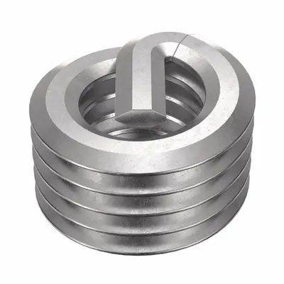HELI-COIL Helical Insert: Tanged Tang Style, Free-Running, M3-0.50 Thread Size - Free-Running Tanged Helical Inserts