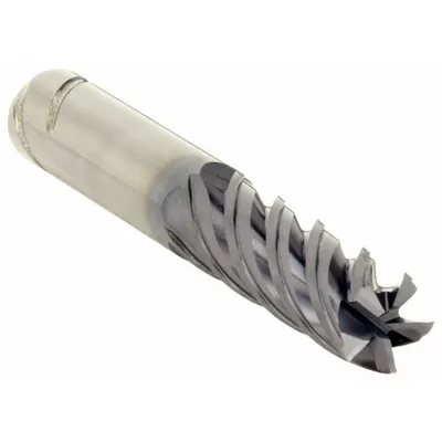 WIDIA HANITA Square End Mill: Carbide, AlTiN Coated, 5 Flute, 3/4" Mill Dia, 2-1/4" LOC - Fast-Cutting Carbide Square End Mills for Stainless Steel & Super Alloys