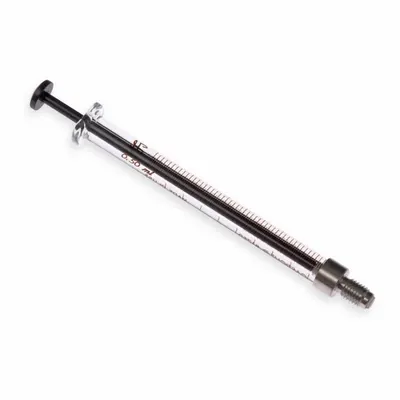 HAMILTON Syringe: 500 ul Capacity - mL, Gastight, Borosilicate Glass, PTFE - Gastight Syringes