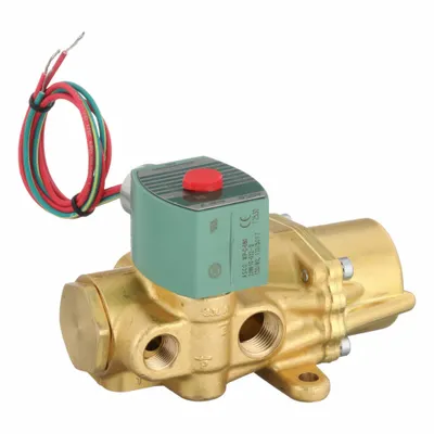 REDHAT Solenoid Valve: 4-Way, 3/8 in Pipe Size, 110V AC/120V AC - 4-Way/2-Position, Configurable Solenoid Valves