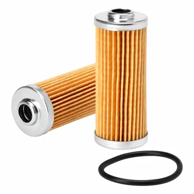 FLEETGUARD Automotive Fuel Filter: 6 in Overall Lg, 1 3/8 in Outside Dia - Cartridge Fuel Filters
