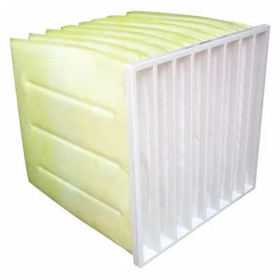 OEM Pocket Air Filter: 24 in x 24 in x 24 in, MERV 14, Yellow, Synthetic - MERV 14 Pocket Air Filters