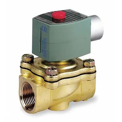 REDHAT Solenoid Valve: 2-Way, Normally Closed, 3/4 in Pipe Size, 12V DC, Watertight - 2-Way/2-Position, Normally Closed Solenoid Valves