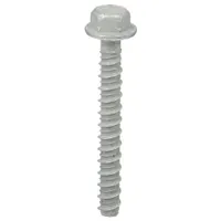 RED HEAD Screw Anchor: 5 in Overall Lg, 1/2 in Dia, Steel, External Hex, Hex, Steel, 25 PK (MPN LDT-1250)