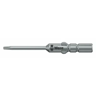 WERA Power Bit: Power Bit, T5 Bit Size, Imperial, Torx Head, TX 5x40x2.0 Bit Industry Size - Power Torx Bits