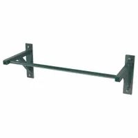 TRIACTIVE USA Wall Mounted Pull Up Bar: 18 in Overall Ht, 54 in Overall Lg, 18 in Overall Wd, Green (MPN WBAR)
