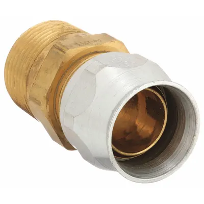 AEROQUIP 38-190627-16-16 Brass/Steel Reusable Hydraulic Hose Fitting - Brass/Steel Reusable Hydraulic Hose Fittings