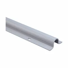 White polyethylene cable guard for outdoor use, protecting cables from damage and foot traffic. Features a 2-1/2 in channel width and 2-1/2 in cable protector height. Accommodates cables up to 2-1/2 in diameter.