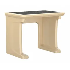 Floor-mount desk with a laminate top, 36 in wide, 24 in deep, and 29 in high. Suitable for use in industrial environments such as factories, warehouses, and workshops.