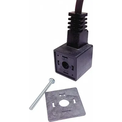 ARO Solenoid Coil Connector: Universal, DIN 43650 Form A, 30 mm For Coil Size - Solenoid Connectors