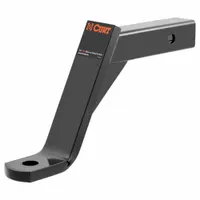 CURT Towing Ball Mount: III, 1 in Compatible Ball Shank Dia, Ball Mount Ball Mount, Carbon Steel (MPN 45090)
