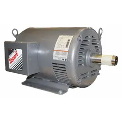 Open Drip Proof (ODP) 3-phase AC motor with rigid base mount. Delivers 15 hp at 1770 RPM (60 Hz). Rated for 460V AC (dual voltage 230V/460V AC) with full load current of 18.2/36.4/39 A. Suitable for general purpose industrial applications such as pumps, fans, conveyors, and compressors where drips or falling liquids are not a concern.