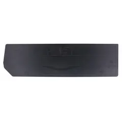 This bin divider measures 28 3/8 in x 6 3/4 in and is not electrostatic discharge conductive. It is designed for use with hanging and stacking bin systems compatible with model QUS970, allowing subdivision of bins to organize small parts in storage workspaces.