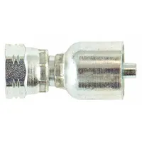 PARKER Hydraulic Crimp Fitting: Steel x Steel, Straight, -8 For Hose Dash Size, Female x Genderless (MPN 19243-8-8)