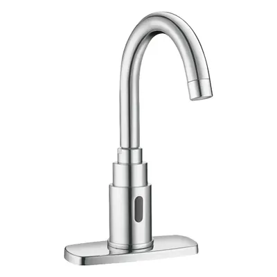 SLOAN Bathroom Sensor Faucet: SF, Brass, Chrome Finish, Single-Post, Battery - Single-Post Sensor Bathroom Faucets