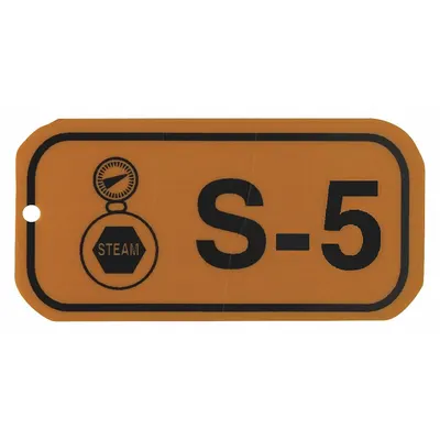 BRADY Lockout Tag: None/ No Header, S-5, Polystyrene, English, Plastic, Holes (MPN 105663) - Safety