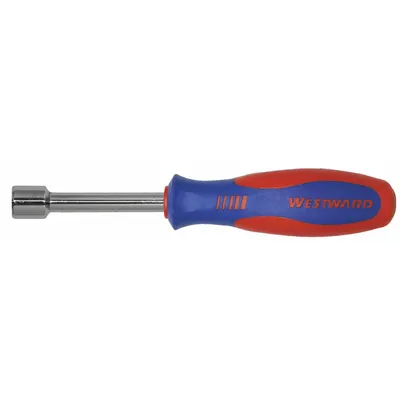 WESTWARD Hollow Round Shank Nut Driver: Straight, SAE, Without Magnetized Tip, Std - Standard Nut Drivers