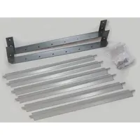 DAYTON Hydronic Unit Heater Louver: Vertical Louver Kits, 5PV19, Steel, Gray, 13 1/8 in Overall Ht