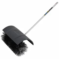 This bristle brush attachment is designed for surface cleaning and preparation on concrete, brick, and stone. It removes dirt, paint, and coatings without damaging the substrate. Suitable for restoration and maintenance tasks in construction and industrial settings.