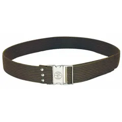 General-purpose tool belt without pouches, constructed of brown polypropylene. Adjustable waist size from 32 to 48 inches. Suitable for carrying modular tool pouches and accessories in industrial and maintenance settings.