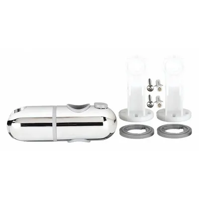 AMERICAN STANDARD M962507-0020A Handheld Shower Mount, Plastic, Polished Chrome - Slide Bar Mounts for Handheld Showerheads