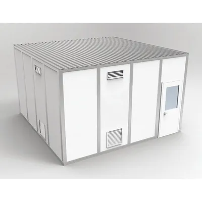 PORTA-FAB Modular Cleanroom: 16 ft x 16 ft x 10 ft, 256 sq ft Int Area - Cleanrooms
