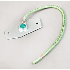 Steel grounding clip for use with OFR over-floor raceways. Provides a grounding connection for wiring within the raceway system. cETLus certified. Color: Gray.