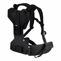 The MILWAUKEE Backpack Harness Kit is designed for hands-free carrying of battery-powered tools and accessories. It features extra padding in the shoulders and lower back to distribute weight evenly and reduce fatigue during extended use. No batteries or chargers are included.
