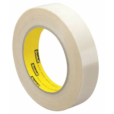 3M Film Tape: 3 in Wd, 36 yd Lg, 5 mil Thick, Acrylic, Polyethylene Film - UHMW Slick Surface Tape