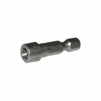 This imperial tri-groove security bit is sized #1-4 with a hex shank for power tool use. Constructed from S2 steel, it is impact rated for driving tamper-resistant fasteners in security hardware and industrial maintenance applications