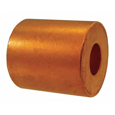 LOOS Wire Rope Stop Sleeve: Stop Sleeve, Swage, 3/8 in Compatible Rope Dia, Galvanized Steel - Stop Sleeves