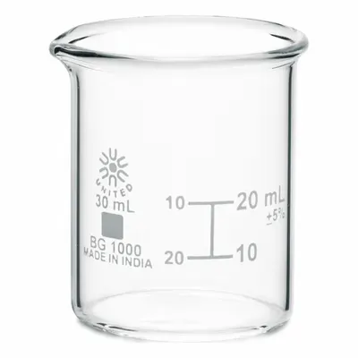 OEM Beaker: 30 mL - Low Form Glass Beakers
