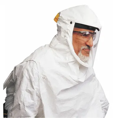 NORTH Bib Hood: North Primair 100, Hood, Adj Lg/Tychem QC Hood - Honeywell General Purpose Headgear