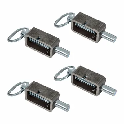 BUYERS PRODUCTS Spring Latch: 1 3/4 in Handle Lg, Stainless Steel, 5/8 in Bolt Wd - Spring Latches