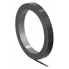 This high-tensile strength steel strapping from SIGNODE is designed for secure unitizing and bundling of heavy loads in industrial shipping and logistics. With a break strength of 2,800 lb and AAR approval, it is suitable for rail and freight applications where load integrity is critical. The oscillated wind configuration facilitates smooth payout during strapping operations.