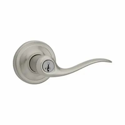 KWIKSET Door Lever Lockset: Office Lever Locksets, Nickel