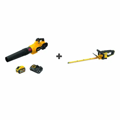 DEWALT Blower Kit: 20V MAX*, Blower and Hedge Trimmer, 125 mph Blower Max Air Speed - Outdoor Equipment Combination Kits