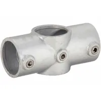 Structural Pipe Fitting: Slip-On Cross, Cross, 2 in For Pipe Size, Cast Iron, Gray, Pipe