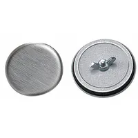 HOFFMAN Pushbutton Hole Seal: Stainless Steel, 22.5 mm Conduit Hole Size, For 0.88 in Hole Dia - Max (MPN ASPBGSS)