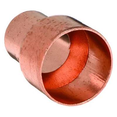 NIBCO 600R 2x1/2 Wrot Copper Cup x FTG Coupling, 2 in x 1/2 in CTS - Wrot Copper Tube Fittings