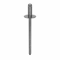 Blind Rivet,1 41/68" L,0.122" dia,PK500: Inch, 1 39/64 in Overall Lg, 5/16 in Body Lg, Steel, 500 PK (MPN SD43BSLF201)