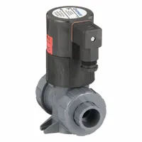 HAYWARD Solenoid Valve: 2-Way, Normally Closed, 3/4 in Pipe Size, 120V AC, Inline Single, PVC Body (MPN SV10075STV)