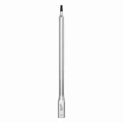 Torx bit socket with T15 tip size and fixed insert design. Overall length of 6 inches. Used for driving Torx fasteners in assembly and maintenance tasks.