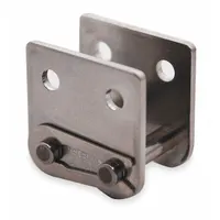 TSUBAKI Attachment Link: For Stainless Steel Roller Chains, SK-2, 40, Single Strand, Plain, 5 PK (MPN 40ASSK2CL)