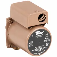 Circulating Pump: 1/40 hp HP, 115V AC, Bronze, 1, 7 gpm, 5 ft Max. Head, 4 1/4 in Face to Face (MPN 003-BC4)