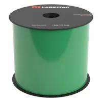 LabelTac Pro Model Standard Supply: 4 in x 150 ft, Vinyl, Green (Gloss), Indoor/Outdoor (MPN LT405)