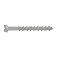 DEWALT Screw Anchor: 2 3/4 in Overall Lg, 3/16 in Dia, Steel, Stalgard®, Hex, Hex, Steel, 1,000 PK (MPN DFM2ELG401)