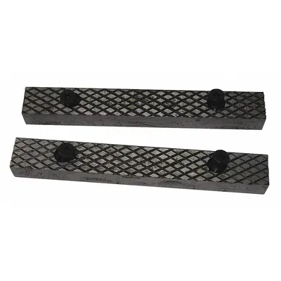 WILTON Replacement Jaw Inserts: Mounting Screws, Serrated - Screw-In Vise Jaw Caps